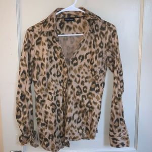 Women’s New York & Company Stretch Button Down Shirt